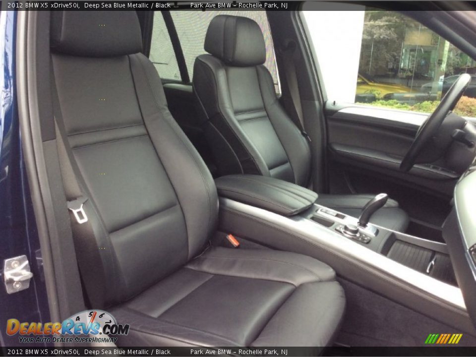 2012 BMW X5 xDrive50i Deep Sea Blue Metallic / Black Photo #29