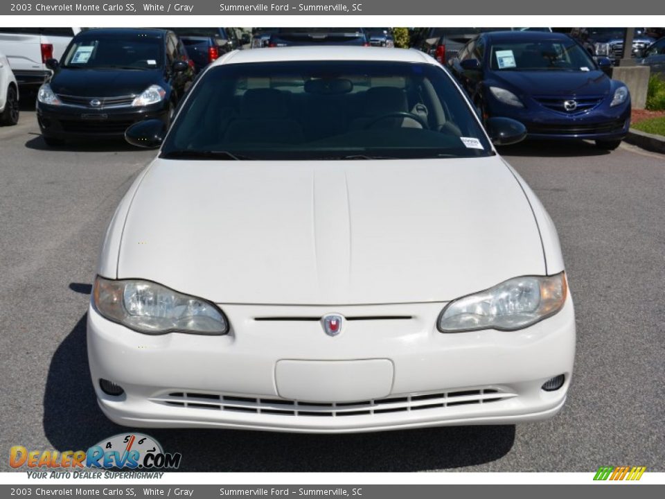2003 Chevrolet Monte Carlo SS White / Gray Photo #3