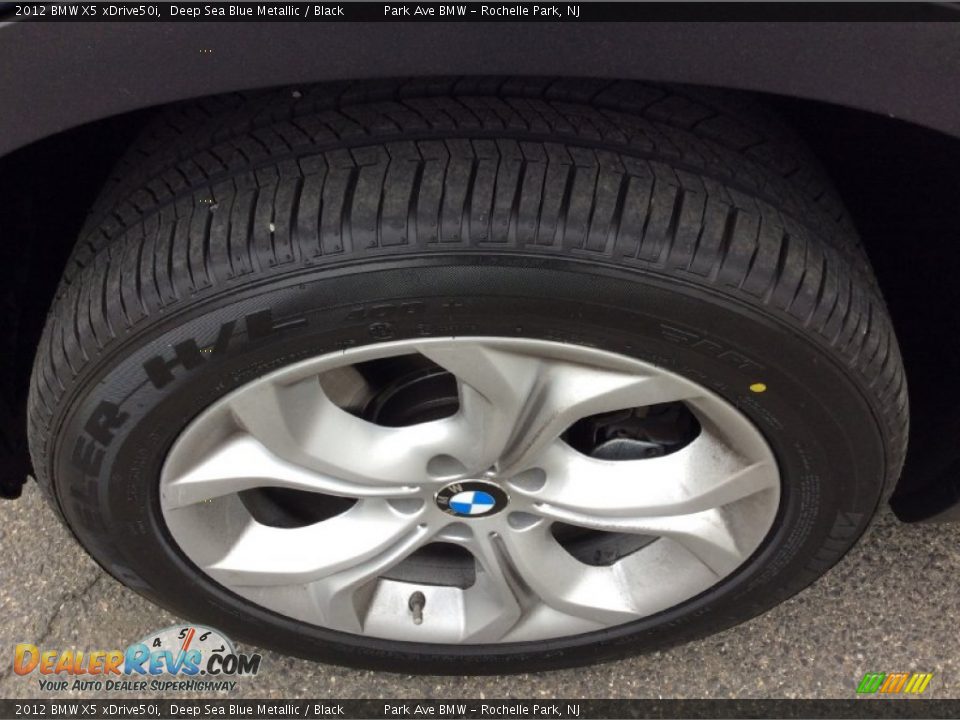 2012 BMW X5 xDrive50i Deep Sea Blue Metallic / Black Photo #30