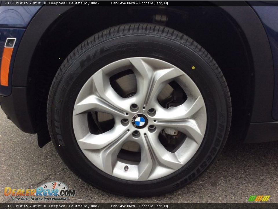 2012 BMW X5 xDrive50i Deep Sea Blue Metallic / Black Photo #31