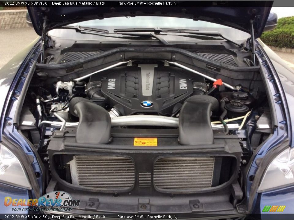 2012 BMW X5 xDrive50i Deep Sea Blue Metallic / Black Photo #32