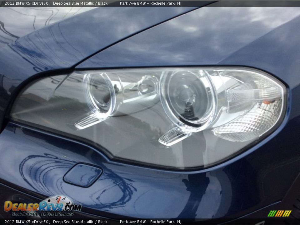 2012 BMW X5 xDrive50i Deep Sea Blue Metallic / Black Photo #33