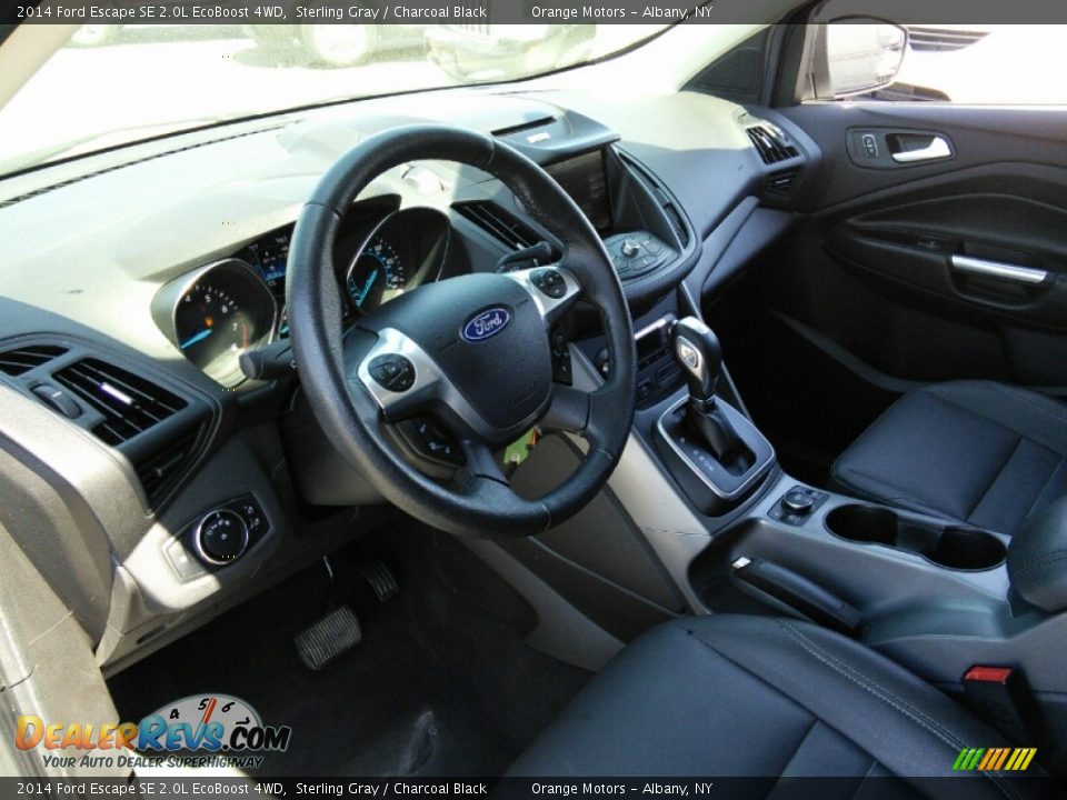 2014 Ford Escape SE 2.0L EcoBoost 4WD Sterling Gray / Charcoal Black Photo #8