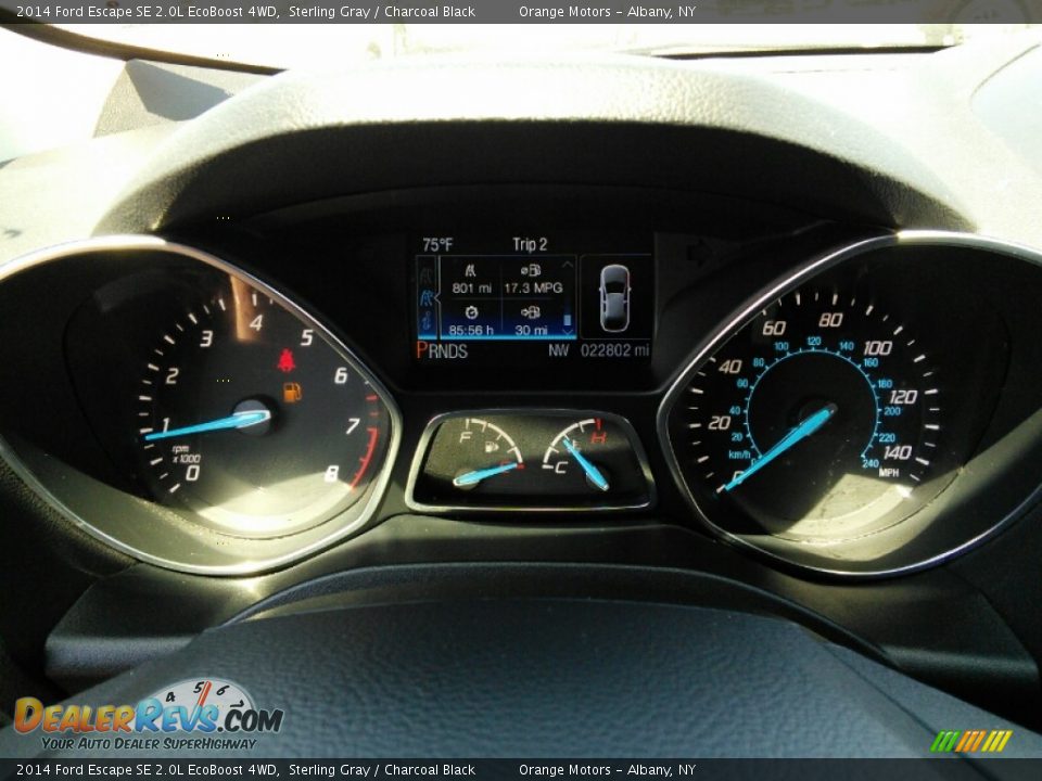 2014 Ford Escape SE 2.0L EcoBoost 4WD Sterling Gray / Charcoal Black Photo #10