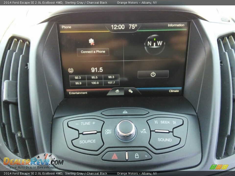 2014 Ford Escape SE 2.0L EcoBoost 4WD Sterling Gray / Charcoal Black Photo #12