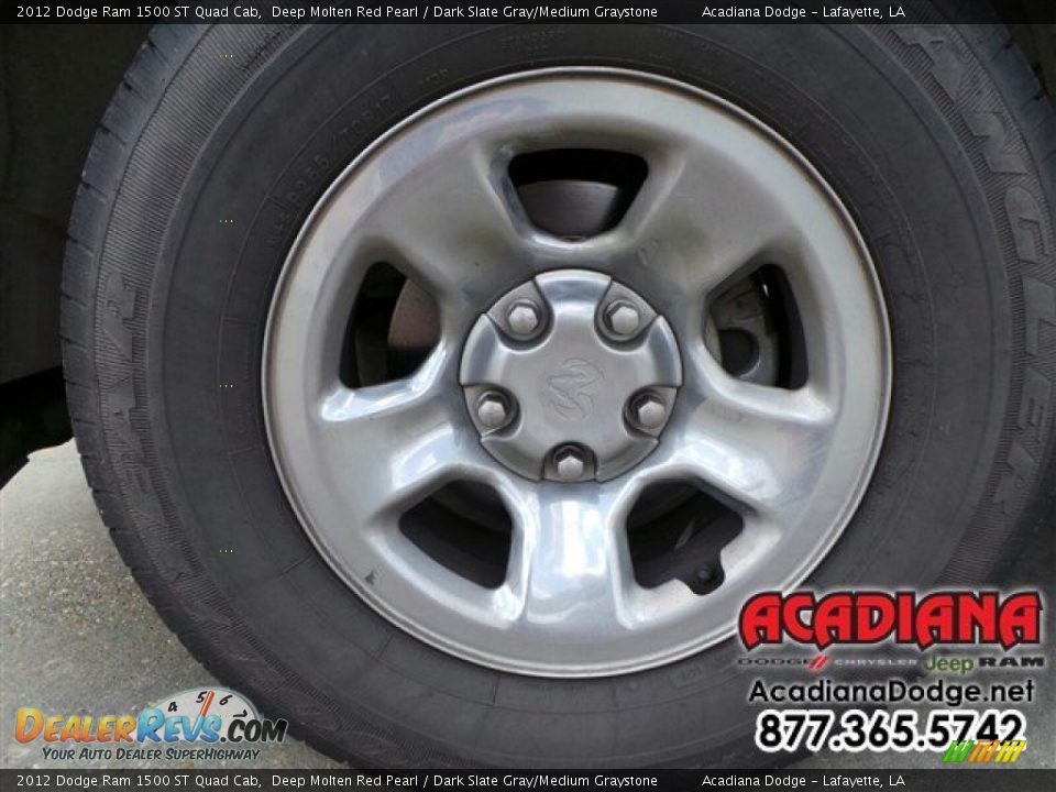 2012 Dodge Ram 1500 ST Quad Cab Deep Molten Red Pearl / Dark Slate Gray/Medium Graystone Photo #14