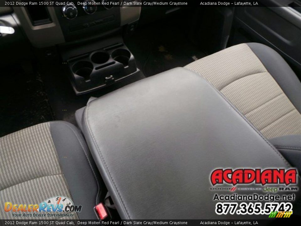 2012 Dodge Ram 1500 ST Quad Cab Deep Molten Red Pearl / Dark Slate Gray/Medium Graystone Photo #21