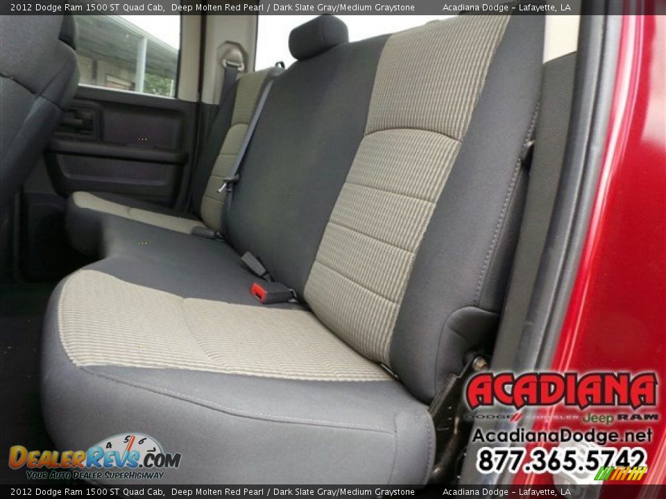 2012 Dodge Ram 1500 ST Quad Cab Deep Molten Red Pearl / Dark Slate Gray/Medium Graystone Photo #26