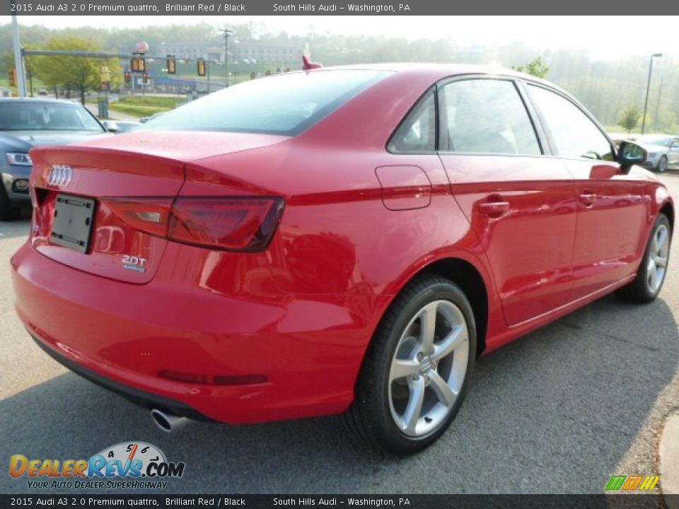 2015 Audi A3 2.0 Premium quattro Brilliant Red / Black Photo #4