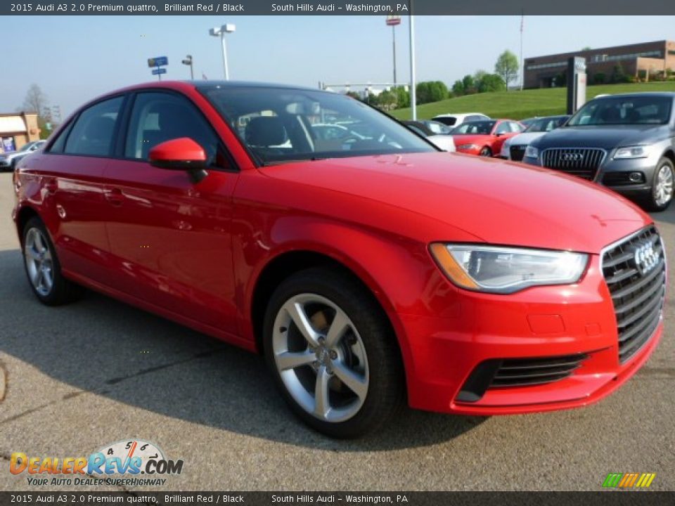 2015 Audi A3 2.0 Premium quattro Brilliant Red / Black Photo #5