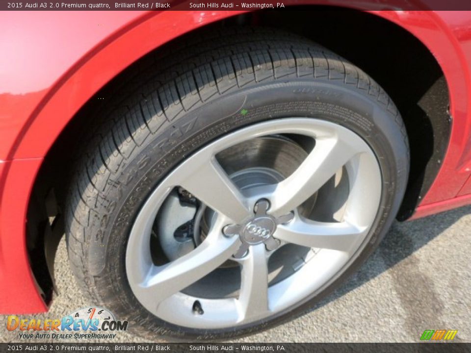 2015 Audi A3 2.0 Premium quattro Brilliant Red / Black Photo #7