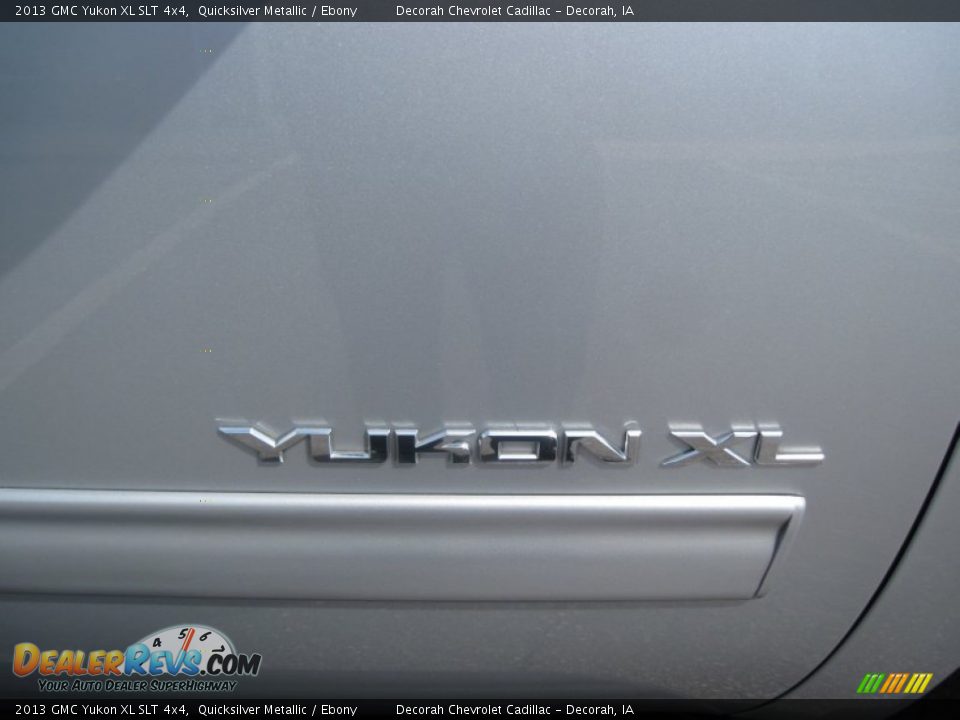 2013 GMC Yukon XL SLT 4x4 Quicksilver Metallic / Ebony Photo #8