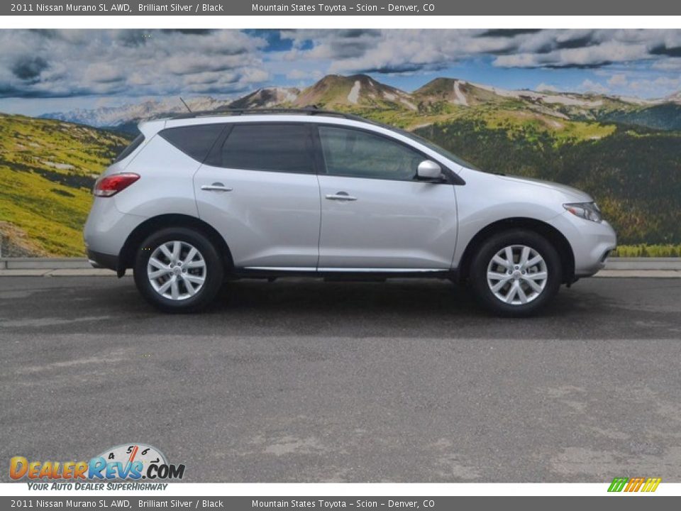 2011 Nissan Murano SL AWD Brilliant Silver / Black Photo #2