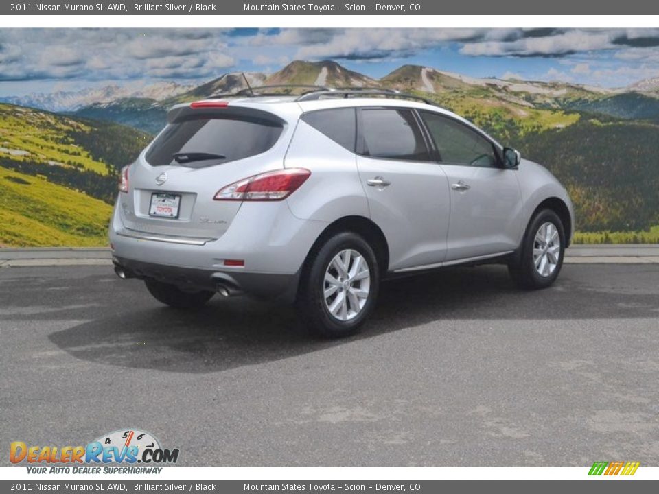 2011 Nissan Murano SL AWD Brilliant Silver / Black Photo #3