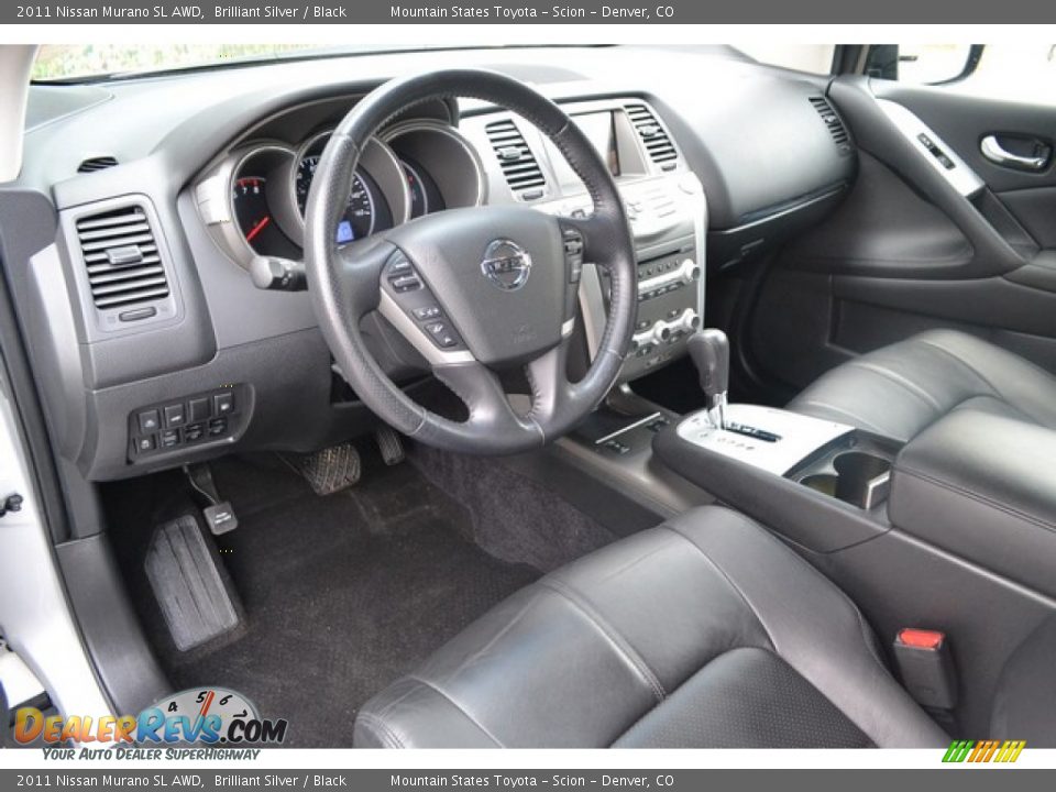 2011 Nissan Murano SL AWD Brilliant Silver / Black Photo #10