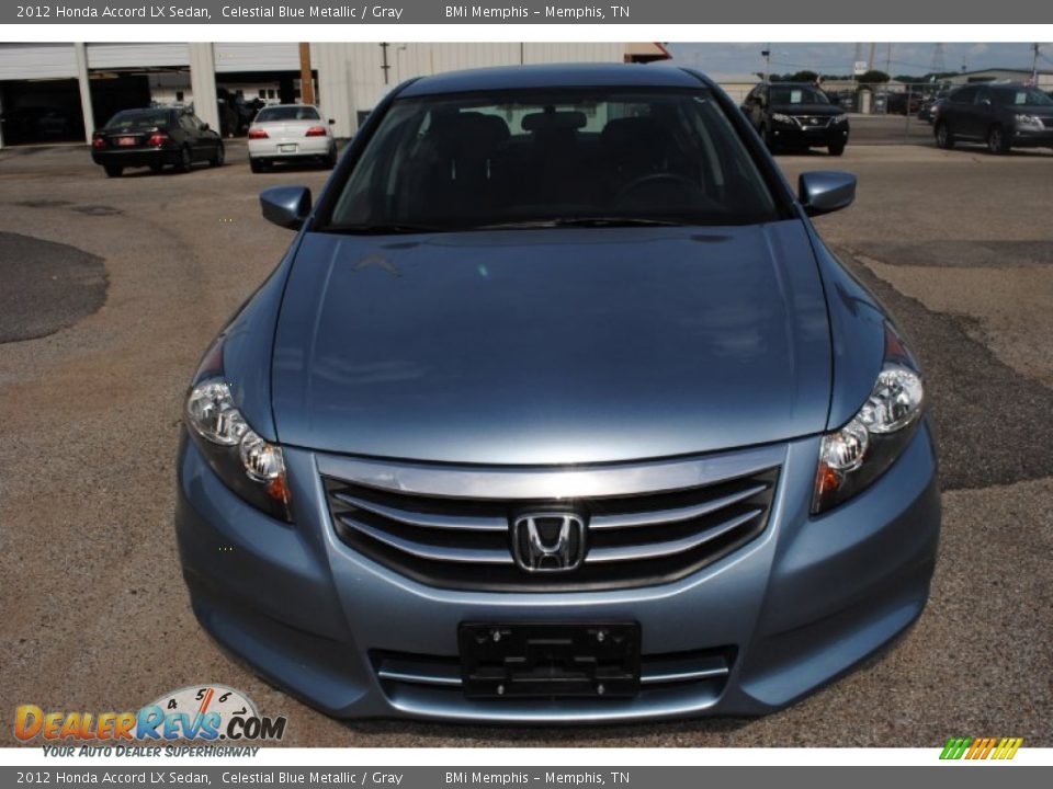 2012 Honda Accord LX Sedan Celestial Blue Metallic / Gray Photo #8