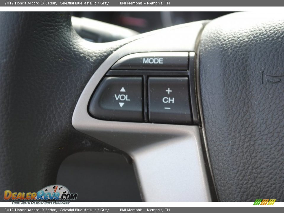 2012 Honda Accord LX Sedan Celestial Blue Metallic / Gray Photo #14