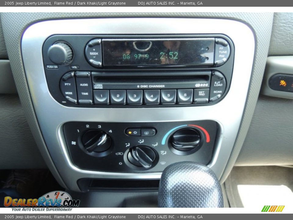 2005 Jeep Liberty Limited Flame Red / Dark Khaki/Light Graystone Photo #22