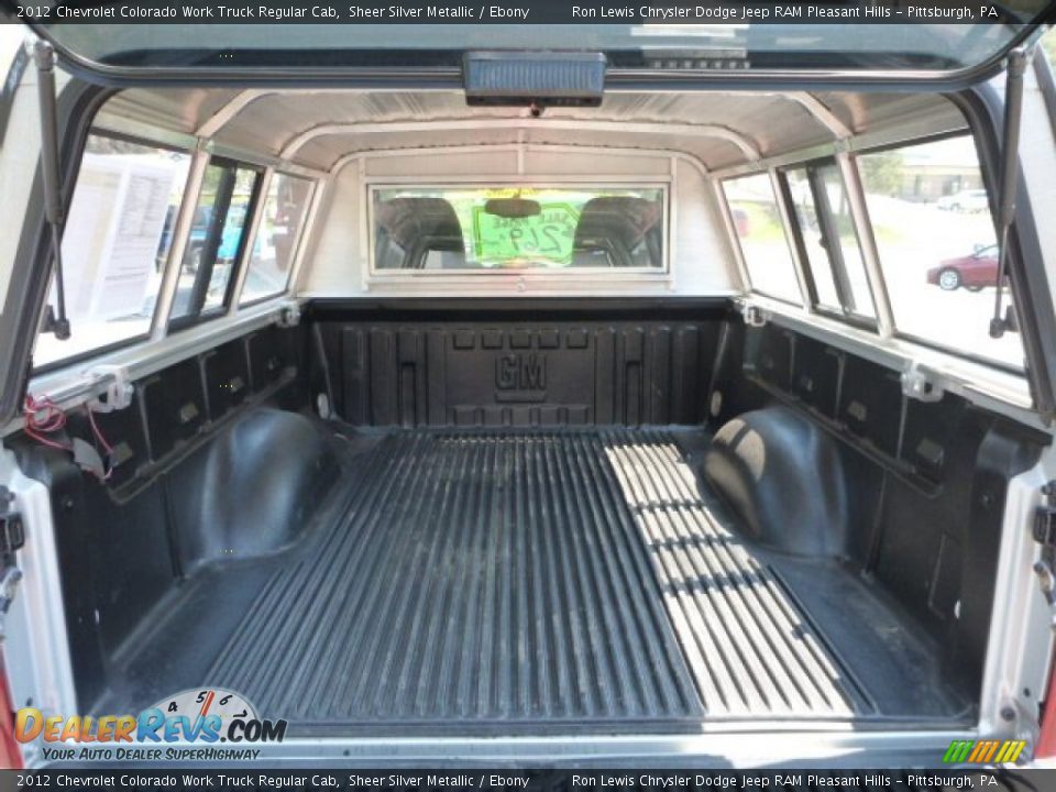 2012 Chevrolet Colorado Work Truck Regular Cab Sheer Silver Metallic / Ebony Photo #5