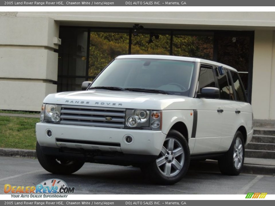 2005 Land Rover Range Rover HSE Chawton White / Ivory/Aspen Photo #1