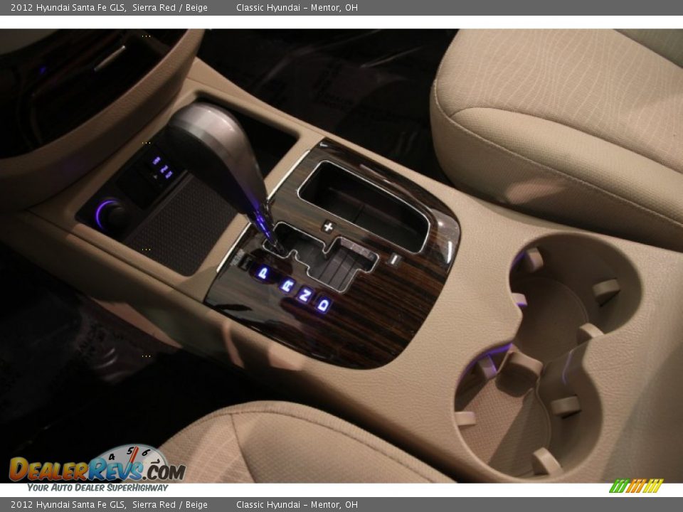 2012 Hyundai Santa Fe GLS Sierra Red / Beige Photo #9