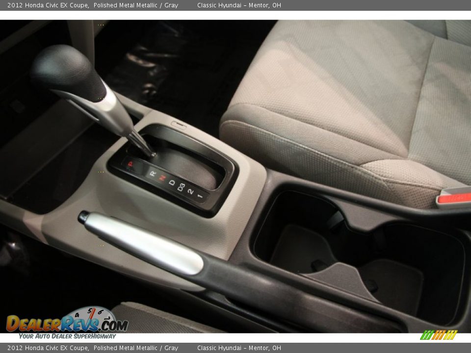 2012 Honda Civic EX Coupe Polished Metal Metallic / Gray Photo #10