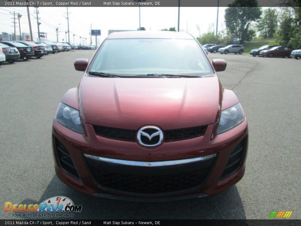 2011 Mazda CX-7 i Sport Copper Red / Sand Photo #3