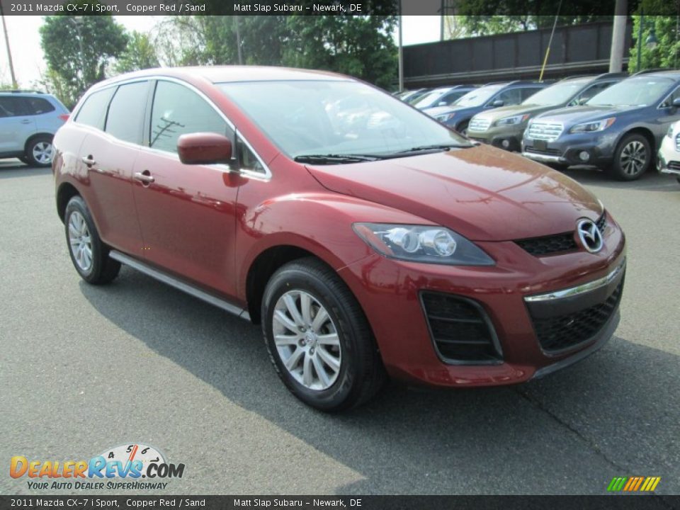 2011 Mazda CX-7 i Sport Copper Red / Sand Photo #4