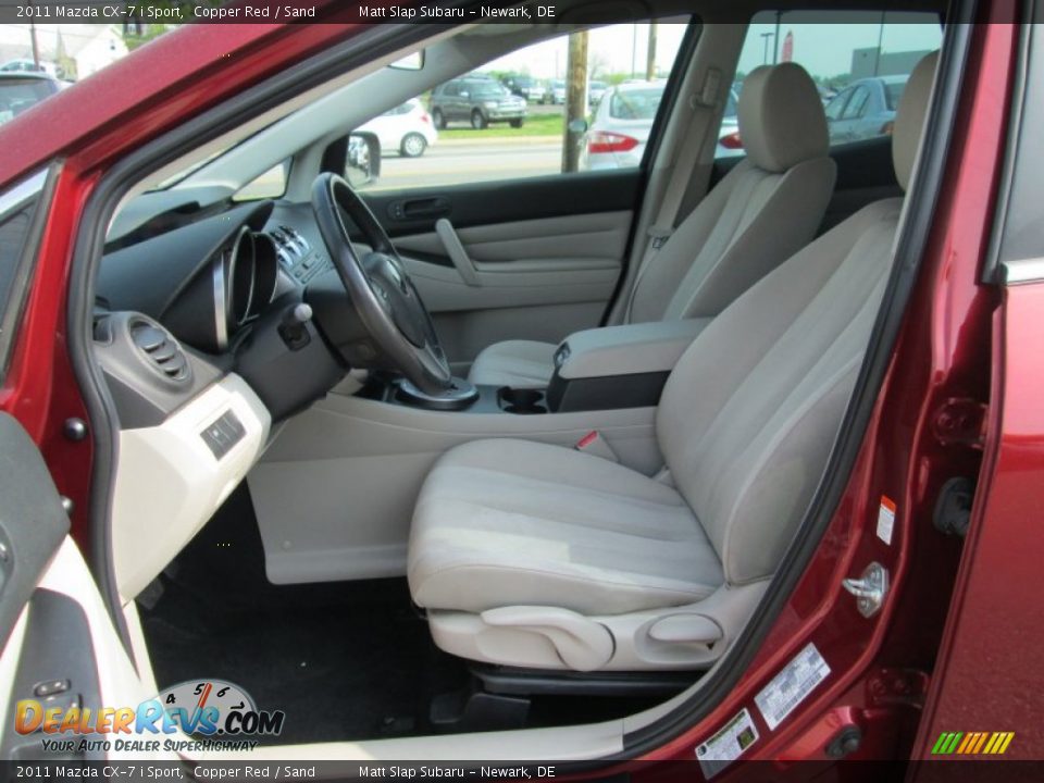 2011 Mazda CX-7 i Sport Copper Red / Sand Photo #11