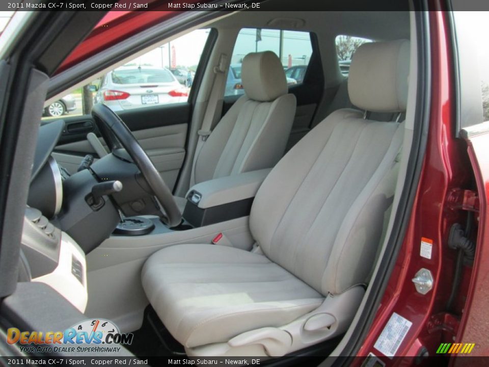 2011 Mazda CX-7 i Sport Copper Red / Sand Photo #14