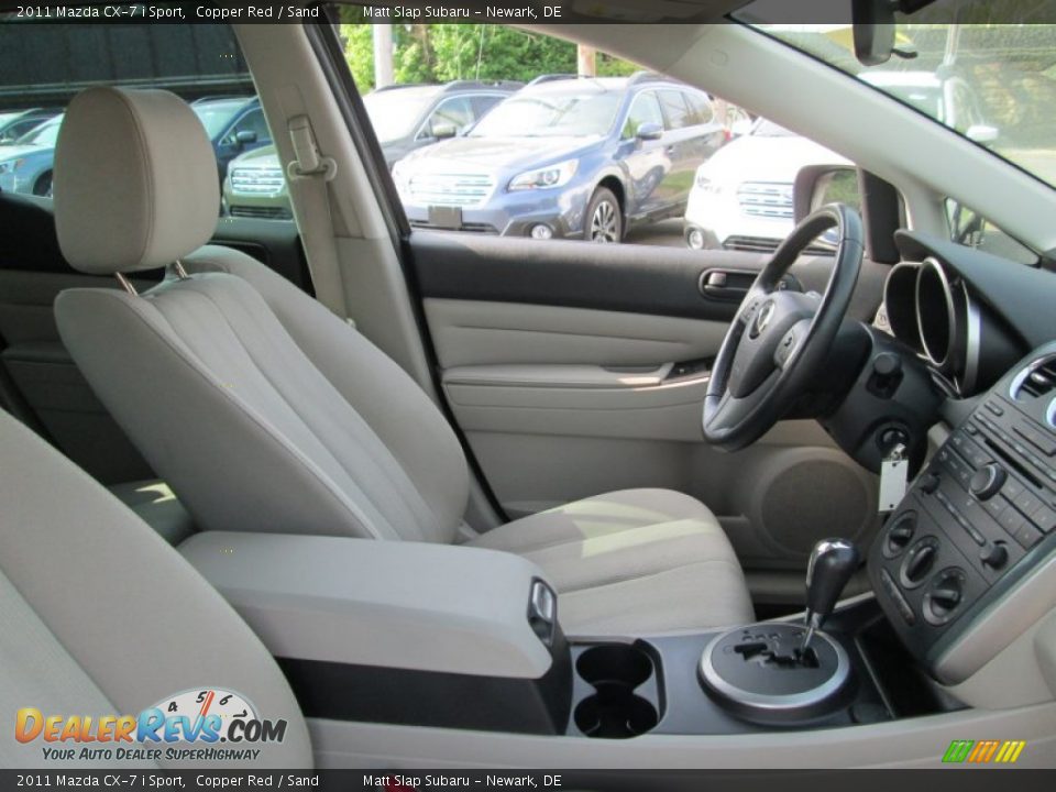 2011 Mazda CX-7 i Sport Copper Red / Sand Photo #15