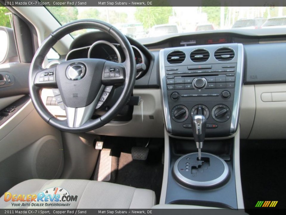 2011 Mazda CX-7 i Sport Copper Red / Sand Photo #16