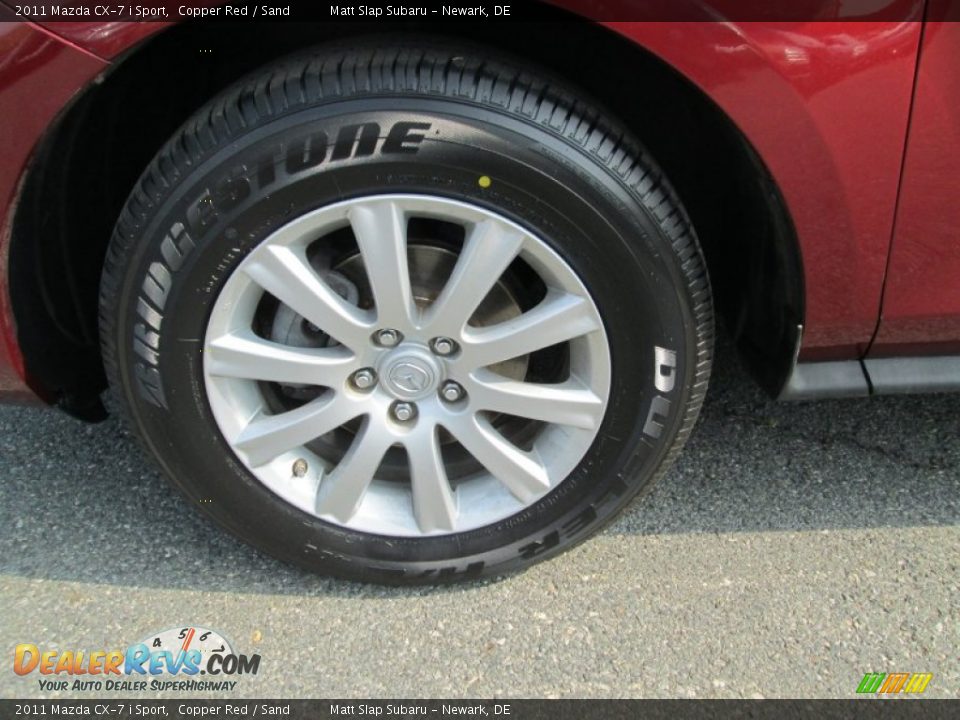 2011 Mazda CX-7 i Sport Copper Red / Sand Photo #21