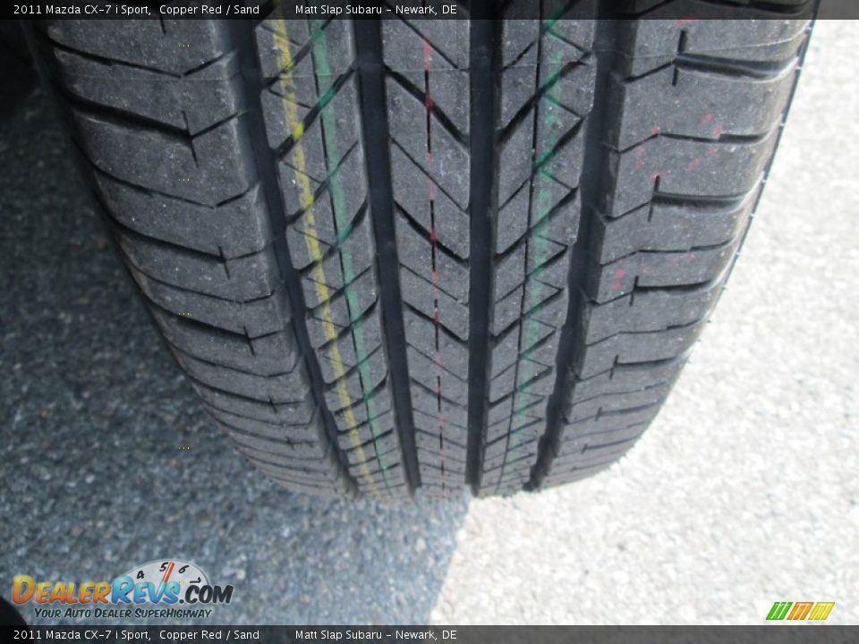 2011 Mazda CX-7 i Sport Copper Red / Sand Photo #22