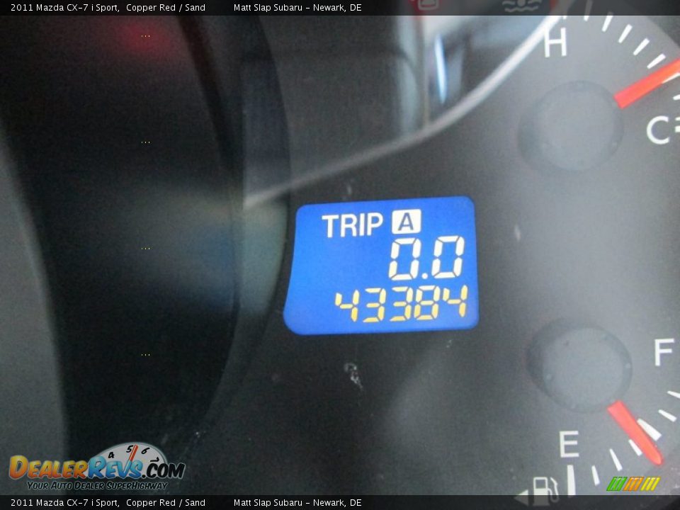 2011 Mazda CX-7 i Sport Copper Red / Sand Photo #28