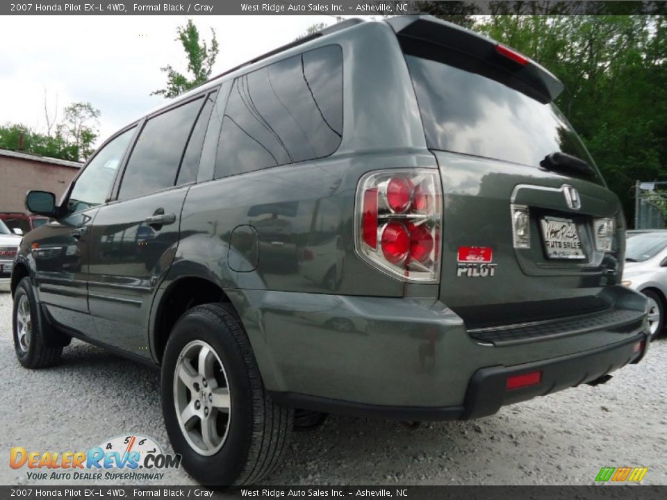 2007 Honda Pilot EX-L 4WD Formal Black / Gray Photo #3
