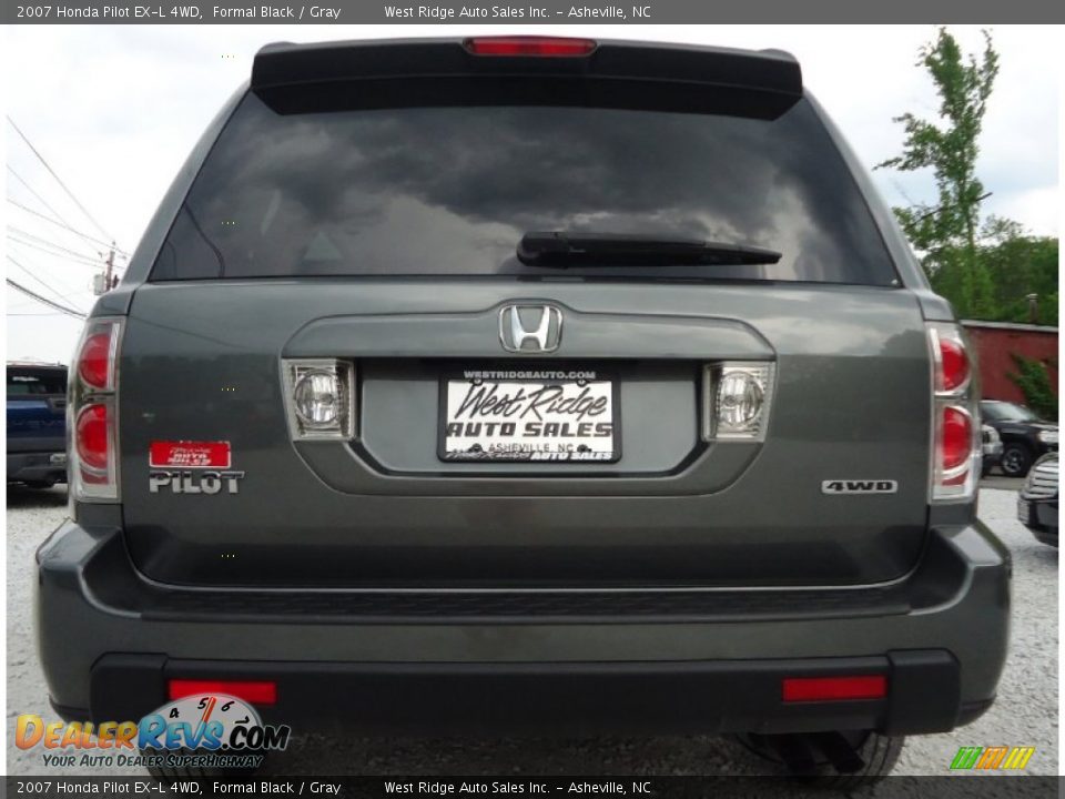 2007 Honda Pilot EX-L 4WD Formal Black / Gray Photo #4