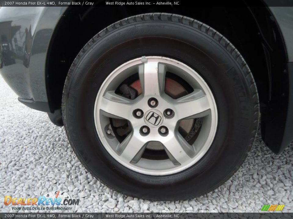 2007 Honda Pilot EX-L 4WD Formal Black / Gray Photo #7