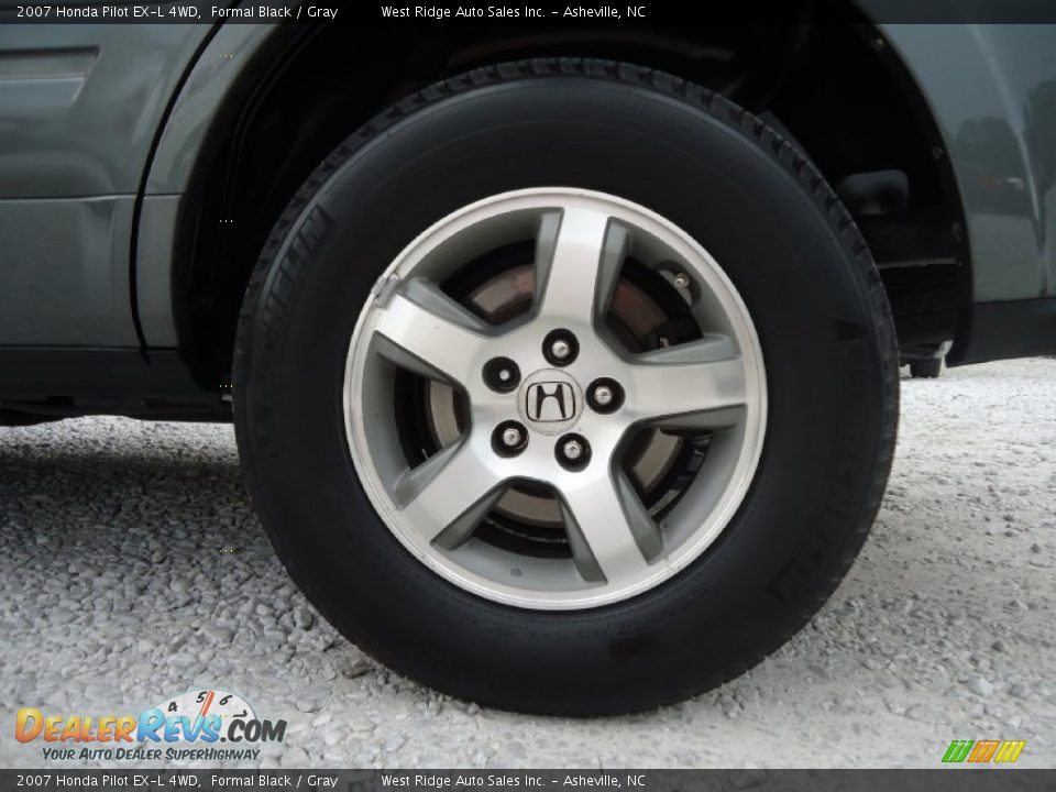 2007 Honda Pilot EX-L 4WD Formal Black / Gray Photo #8
