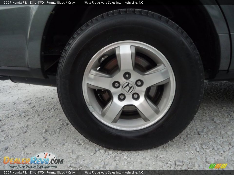 2007 Honda Pilot EX-L 4WD Formal Black / Gray Photo #9