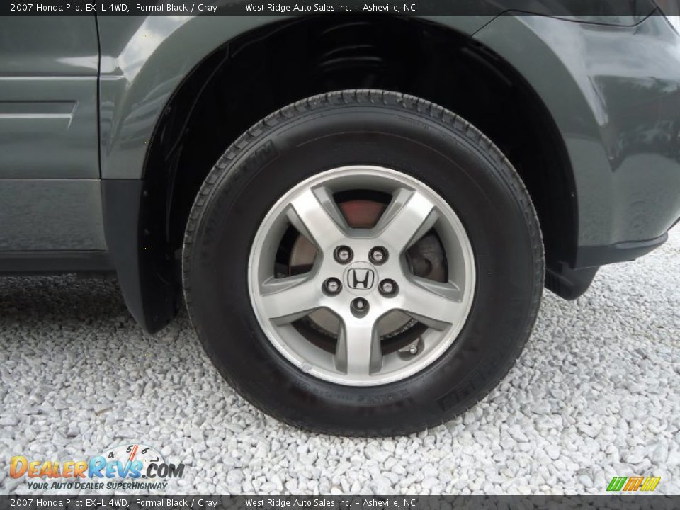 2007 Honda Pilot EX-L 4WD Formal Black / Gray Photo #10