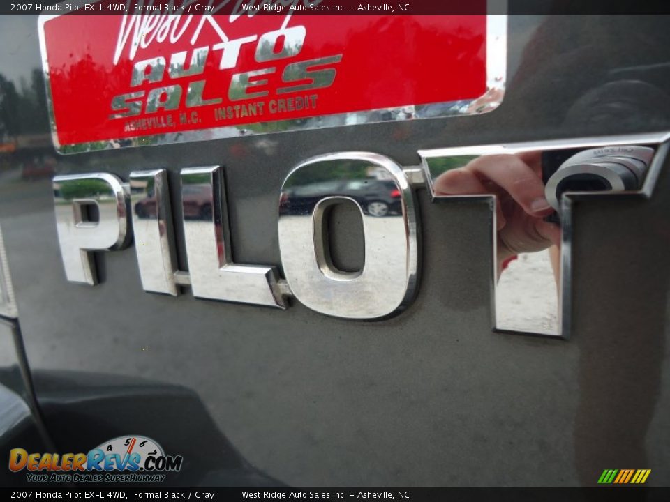 2007 Honda Pilot EX-L 4WD Formal Black / Gray Photo #11