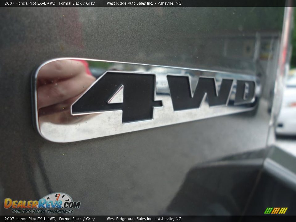 2007 Honda Pilot EX-L 4WD Formal Black / Gray Photo #12