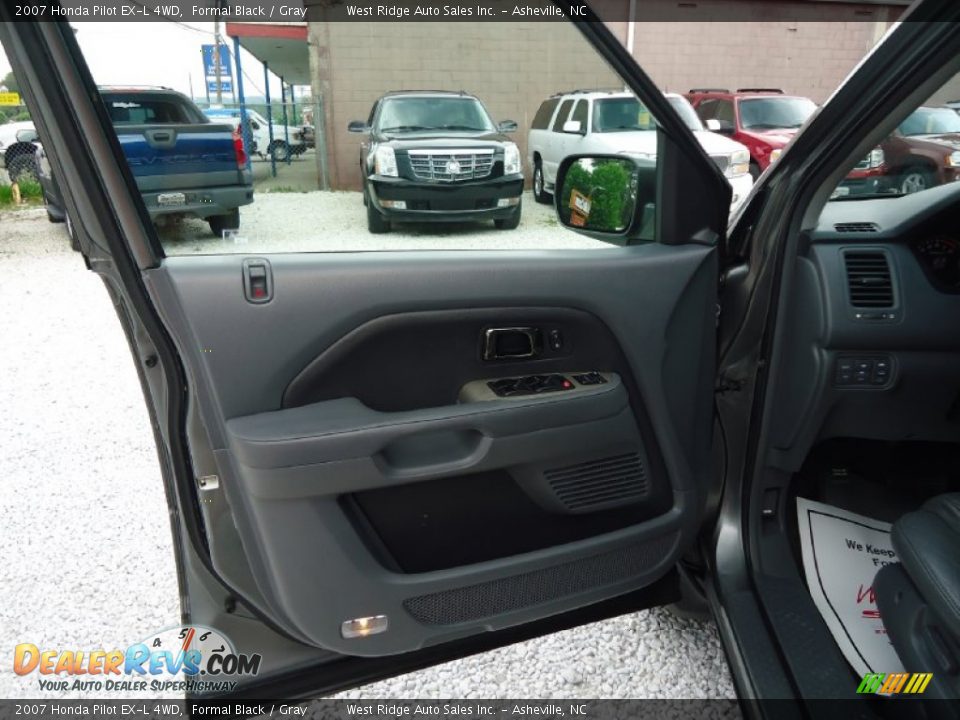 2007 Honda Pilot EX-L 4WD Formal Black / Gray Photo #13