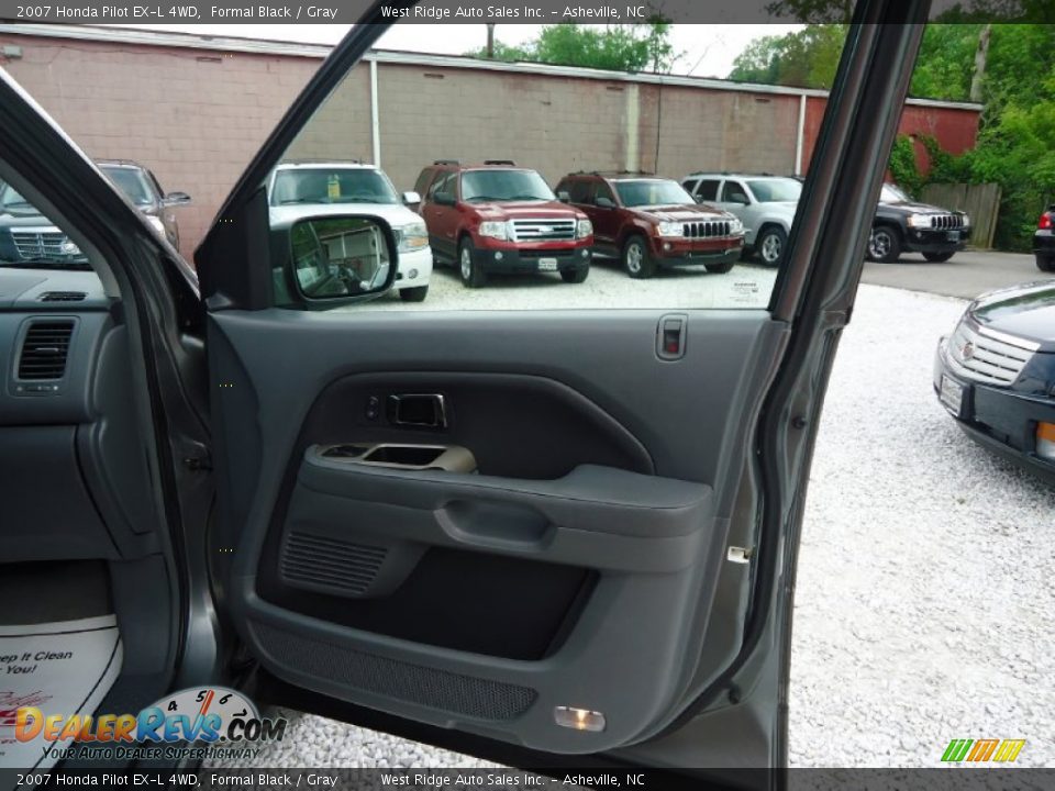 2007 Honda Pilot EX-L 4WD Formal Black / Gray Photo #15