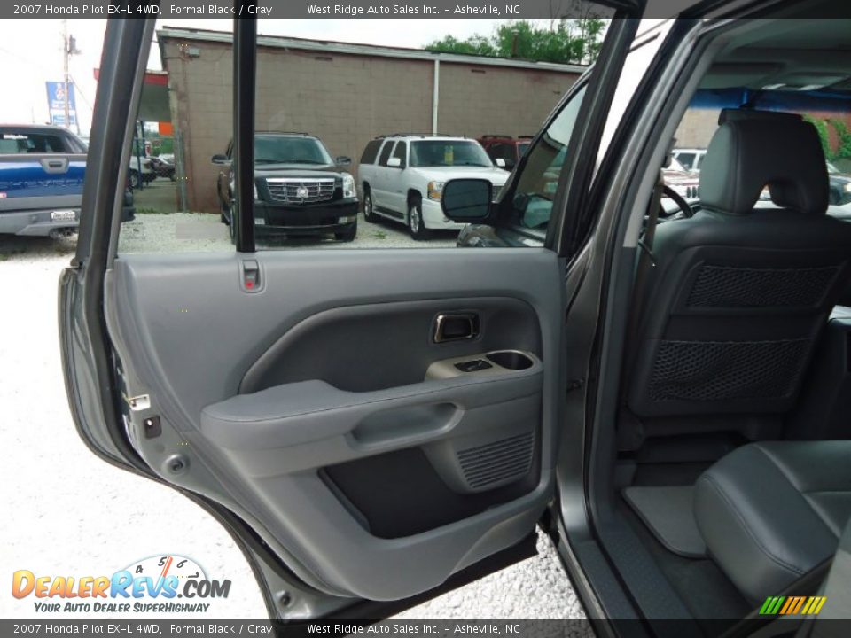 2007 Honda Pilot EX-L 4WD Formal Black / Gray Photo #17