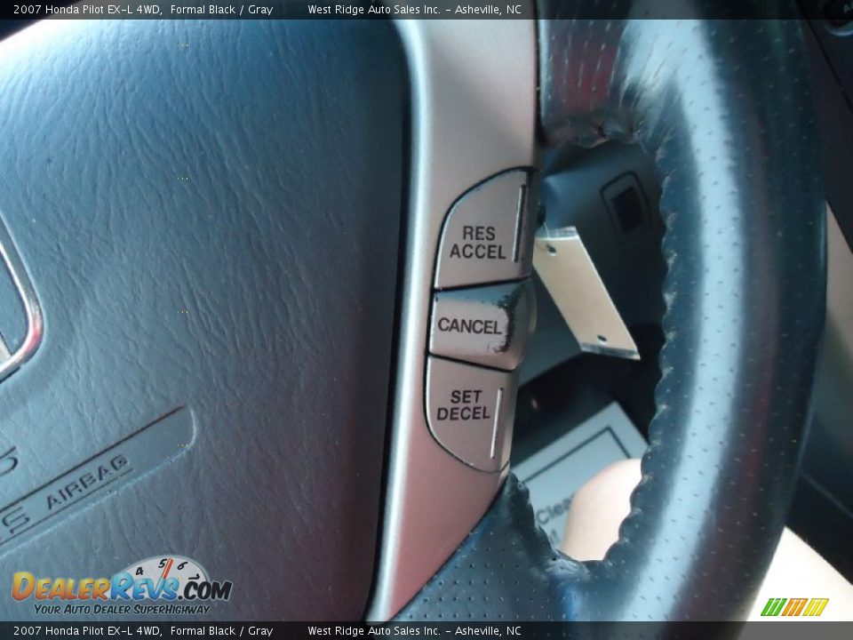 2007 Honda Pilot EX-L 4WD Formal Black / Gray Photo #25