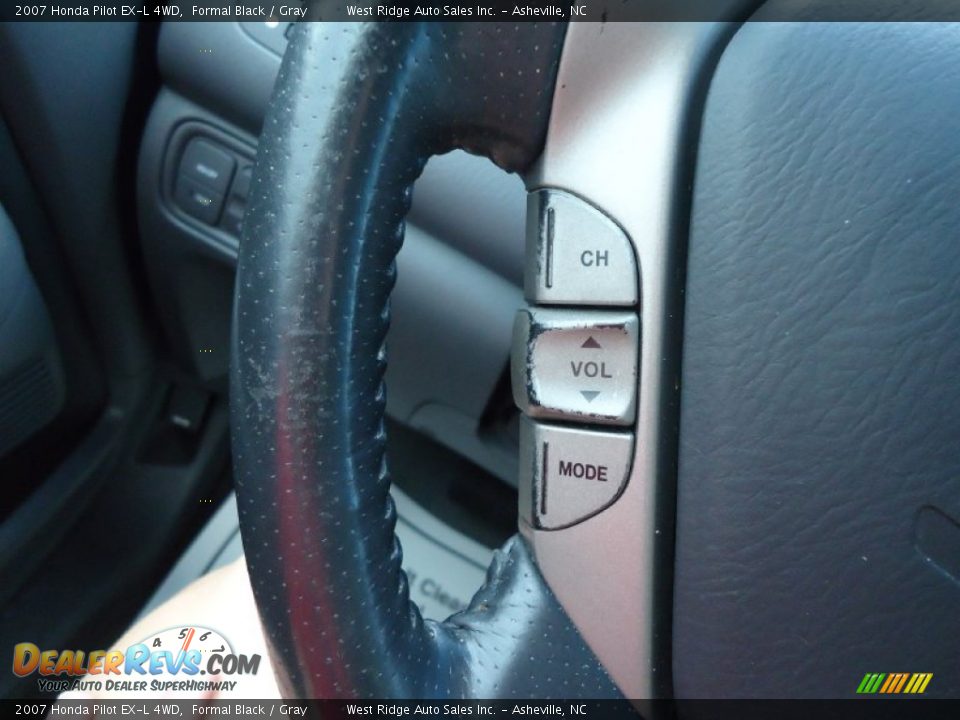 2007 Honda Pilot EX-L 4WD Formal Black / Gray Photo #26