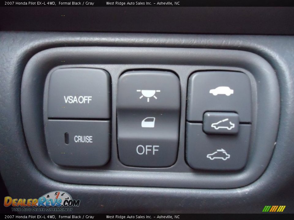 2007 Honda Pilot EX-L 4WD Formal Black / Gray Photo #27