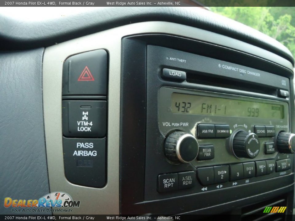 2007 Honda Pilot EX-L 4WD Formal Black / Gray Photo #28